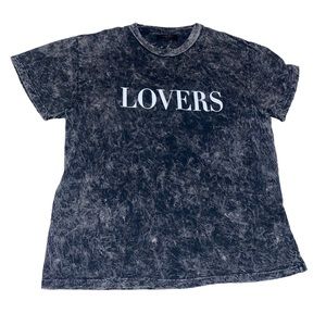 AMIRI Lovers Acid Wash T-Shirt Size Medium